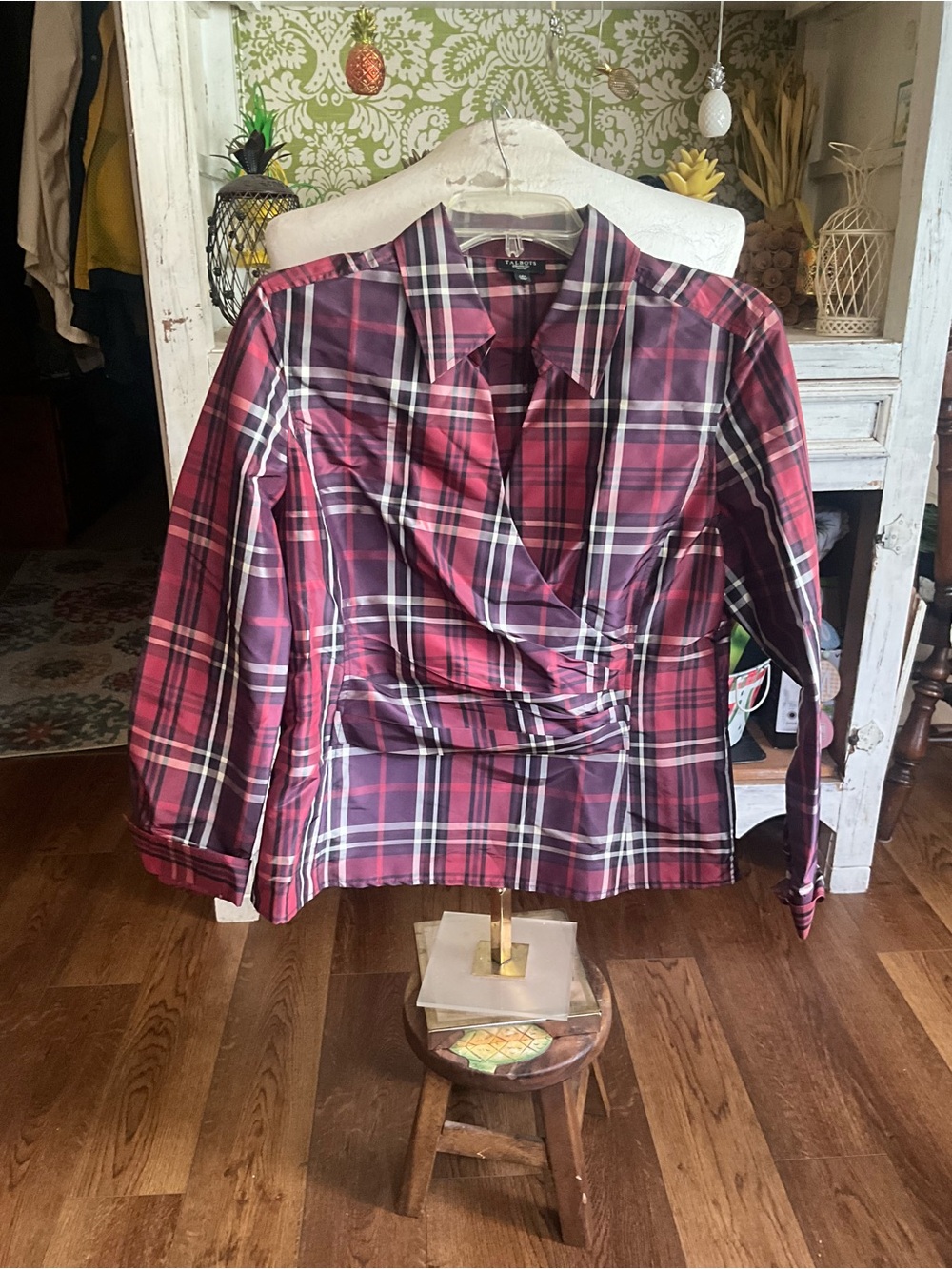 Talbots size 14 petite silk top